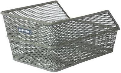 Basil cento flower s - fietsmand - achterop - olive green