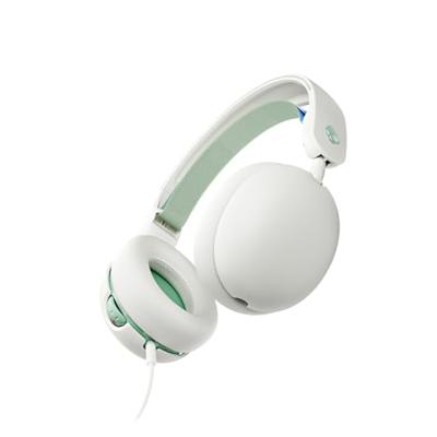 Skullcandy Grom bekabelde over-ear koptelefoon voor kinderen, volumebegrenzing, gedeelde audiopoort, microfoon, compatibel met Bluetooth-apparaten en computers – Wit