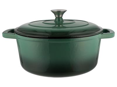 SILVERCREST Gietijzeren pan 28 cm 5,6 L (Groen)