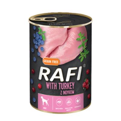 Dolina Noteci Rafi met kalkoen, cranberry en bosbes - nat hondenvoer - 400g