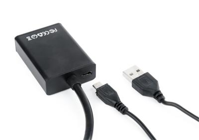 VGA naar HDMI adapterkabel met audio, 0,15 m