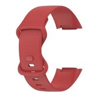 FitBit Charge 5 & 6 Sportbandje met dubbele lus - Rood - Maat: L - thumbnail