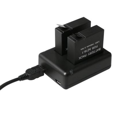 BC-AZ16 Digitale Camera USB Dual batterijen Lader voor Xiaomi Xiaoyi II 4K