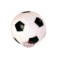 TRIXIE VOETBAL VINYL ZWART / WIT 6X6X6 CM 4 ST - thumbnail