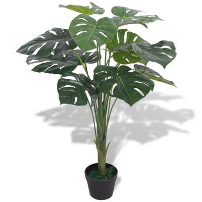 VidaXL Kunst monstera plant met pot 70 cm groen VidaXL Kunst monstera plant met pot 70 cm groen