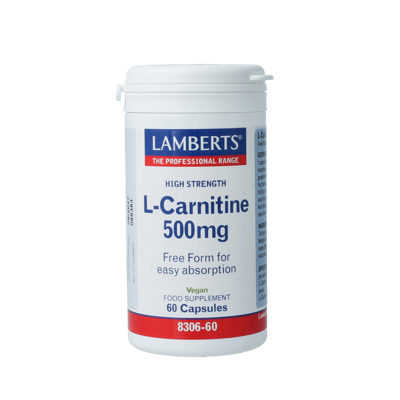 Lamberts L-Carnitine 500mg 60 Vegetarische capsules