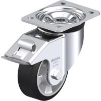 Blickle LK-ALEV 127K-FI Zwenkwiel met rem Wieldiameter: 125 mm Draagvermogen (max.): 300 kg 1 stuk(s) - thumbnail