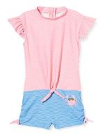 Playshoes zwempak Bloemen Roze-98-104 - thumbnail