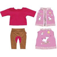 Heless Poppenoutfit paardrijden - eenhoorn, 28-35 cm - thumbnail