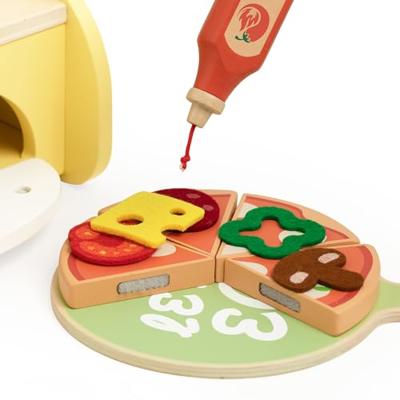 Classic World houten pizzaoven speelset, 7dlg. Classic World houten pizzaoven speelset, 7dlg.