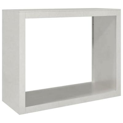 VidaXL Haardhoutrek 100x40x80 cm roestvrij staal