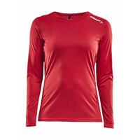 Craft 1907365 Rush LS Tee W - Bright Red - XS - thumbnail