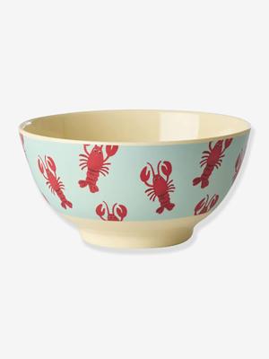 Kom van melamine met krab RICE print 700 ml hemelsblauw