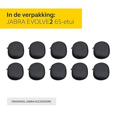 Jabra Evolve2 65 Opberghoes – Zwarte Draagtas Headset, Set van 10
