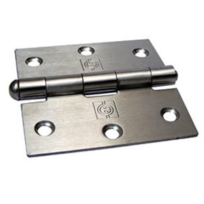 Dulimex Scharnier met losse RVS pen en rechte hoeken 76x76 mm RVS geborsteld