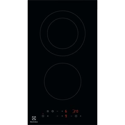 Electrolux LHR3233CK kookplaat Zwart Ingebouwd Keramisch 2 zone(s)
