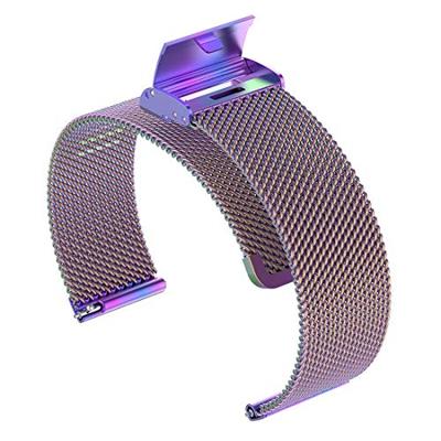 Garmin Venu 3s / Vivoactive 4s / Venu 2s / Vivomove 3s / Forerunner 255s - Milanese bandje met klemsluiting - Multicolor - thumbnail