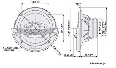 Pioneer TS-A2013i Speaker Pioneer TS-A2013i Speaker
