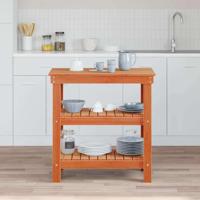 Werkbank Wasbruin 78.5 x 50 x 80 cm Massief grenenhout - thumbnail