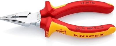 KNIPEX spitsbek combinatietang vde 0826145 (rood/geel, geïsoleerd tot 1000 v) KNIPEX spitsbek combinatietang vde 0826145 (rood/geel, geïsoleerd tot 1000 v)