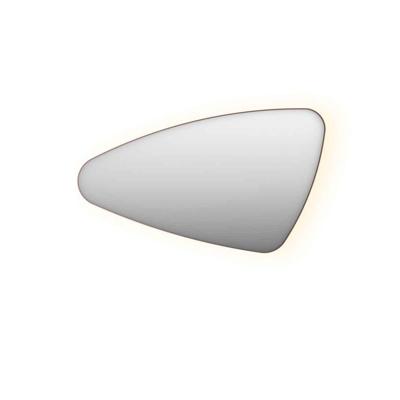 Spiegel Organisch INK SP23 120x70 cm Met Verlichting en Spiegelverwarming Links Geborsteld Koper