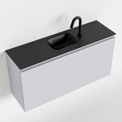 MONDIAZ OLAN 100cm toiletmeubel cale. LEX wastafel urban midden 1 kraangat MONDIAZ OLAN 100cm toiletmeubel cale. LEX wastafel urban midden 1 kraangat