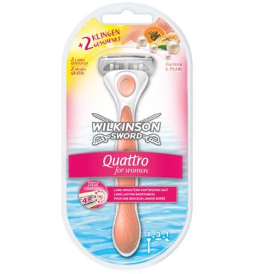 Wilkinson Quattro woman coral razor 1 Stuks