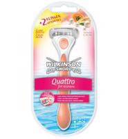 Wilkinson Quattro woman coral razor 1 Stuks - thumbnail