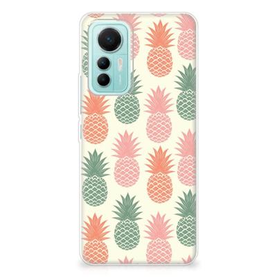 Xiaomi 12 Lite | Siliconen Case | Ananas