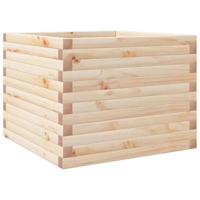 VidaXL Plantenbak 60x60x45,5 cm massief grenenhout VidaXL Plantenbak 60x60x45,5 cm massief grenenhout