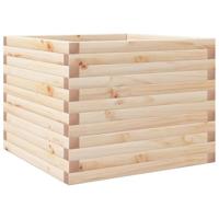 VidaXL Plantenbak 60x60x45,5 cm massief grenenhout - thumbnail