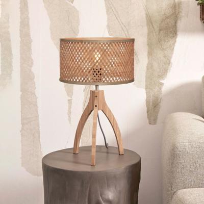 GOOD&MOJO Tafellamp 'Java' 3-poot, Bamboe, kleur Naturel GOOD&MOJO Tafellamp 'Java' 3-poot, Bamboe, kleur Naturel