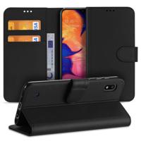 Samsung Galaxy A10 Hoesje Zwart met Pasjeshouder - thumbnail