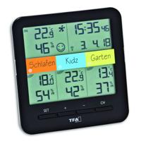 TFA Dostmann Weatherhub SmartHome System Klima@Home 30.3060 IT Draadloze thermo- en hygrometer Zwart - thumbnail