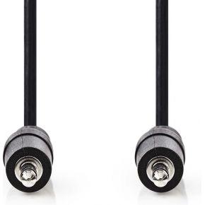 Nedis Stereo-Audiokabel | 3,5 mm Male | 3,5 mm Male | Vernikkeld | 10.0 m | Rond | Zwart | Blister - CAGB22000BK100