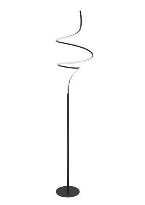 HighLight vloerlamp Curle - zwart