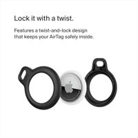 Belkin Beschermende houder met sleutelhanger voor AirTag - 2-pack sleeve - thumbnail