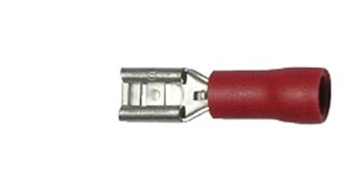 Dresselhaus bladcontactdoos female disconnectors, 4.8 insulated, 0.25-1.0 qmm