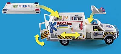 Playmobil 70936 City Action US Ambulance + Licht en Geluid - thumbnail