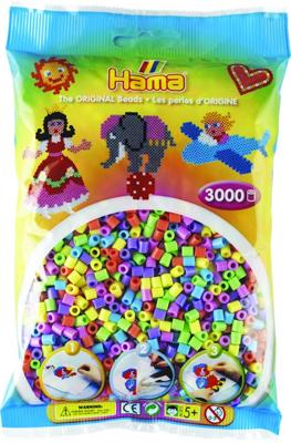 Hama Strijkkralen 3000 Stuks Pastel