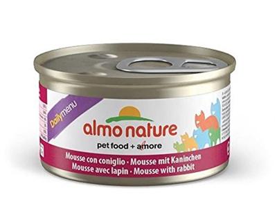 Almo Nature Daily Mousse met konijn natvoer kat (85 g) 48 x 85 g