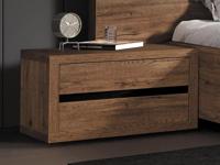 Nachtkastje OLIGA 1 lade scarlet eik - thumbnail