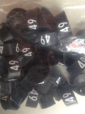 MB zwart/wit 49 voor op kledinghanger