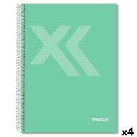Schrift Imprex Groen Din A4 80 Lakens (4 Stuks) - thumbnail
