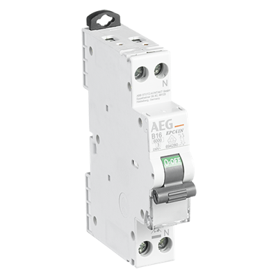 AEG installatieautomaat 1 polig+N B16A