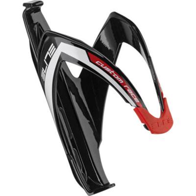 Elite bidonhouder Custom Race 17,2 x 7,6 cm zwart/rood Elite bidonhouder Custom Race 17,2 x 7,6 cm zwart/rood