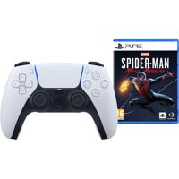 Sony PlayStation 5 draadloze controller + Marvel's Spider-Man - Miles Morales PS5 - thumbnail