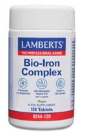 Lamberts Bio-ijzer complex 120 Tabletten - thumbnail