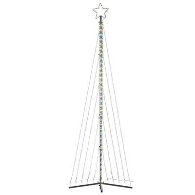 VidaXL Led-kerstboom 495 leds kleurrijk 300,5 cm