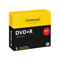 Intenso 4311245 DVD+R DL disc 8.5 GB 5 stuk(s) Jewelcase - thumbnail